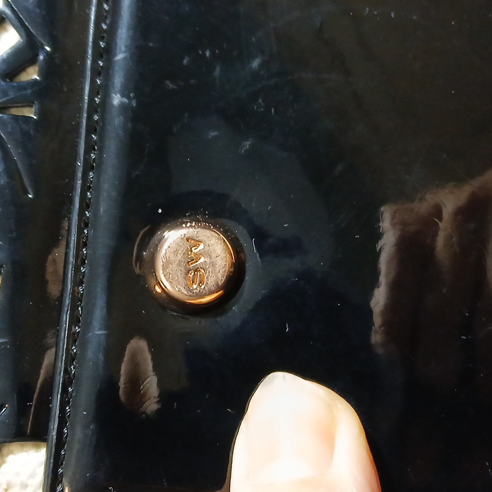 🦋 Sophia Webster Liara Black Patent Leather 3D Butterfly Tote Large Rare ✨ - Picture 7 of 15